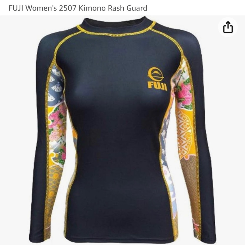 FUJI Women’s Brazilian Jiu Jitsu BJJ Kimono Rashguard XXS Excellent Condition